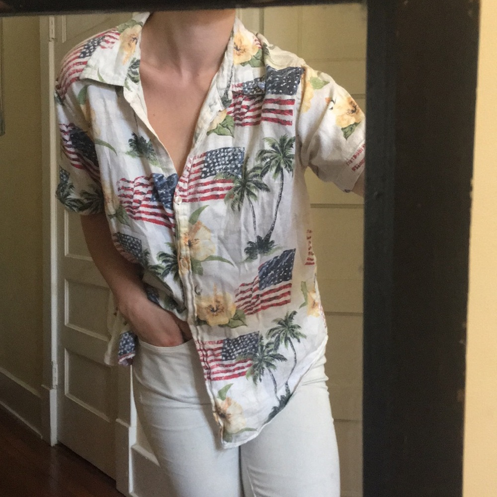 100% Cotton USA Thrifted ButtonDown